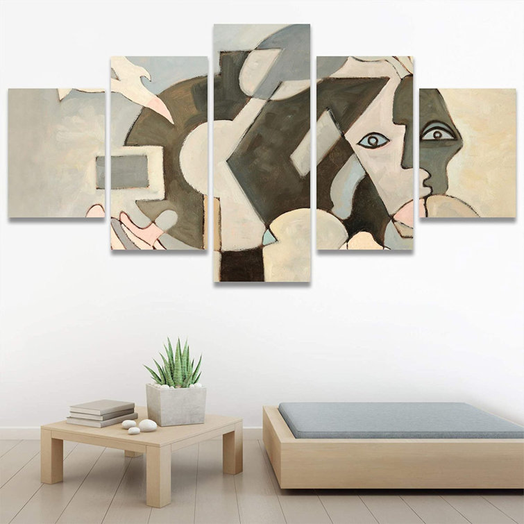 SIGNLEADER Large Canvas Wall Art Print Print Abstract Picasso